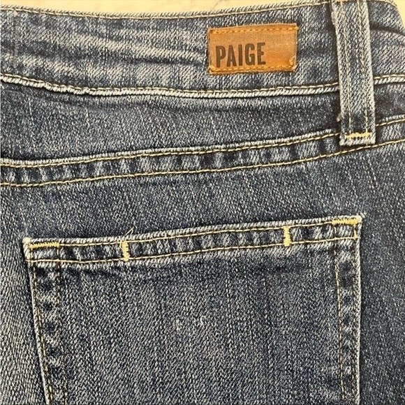 PAIGE Skyline Ankle Peg Jeans 
Distressed Medium Wash
Size 24 - Picture 5 of 10